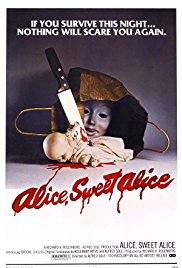 10/11/18 – OCTOBER HORROR MOVIE PICK #11 – Alice Sweet Alice (1976).