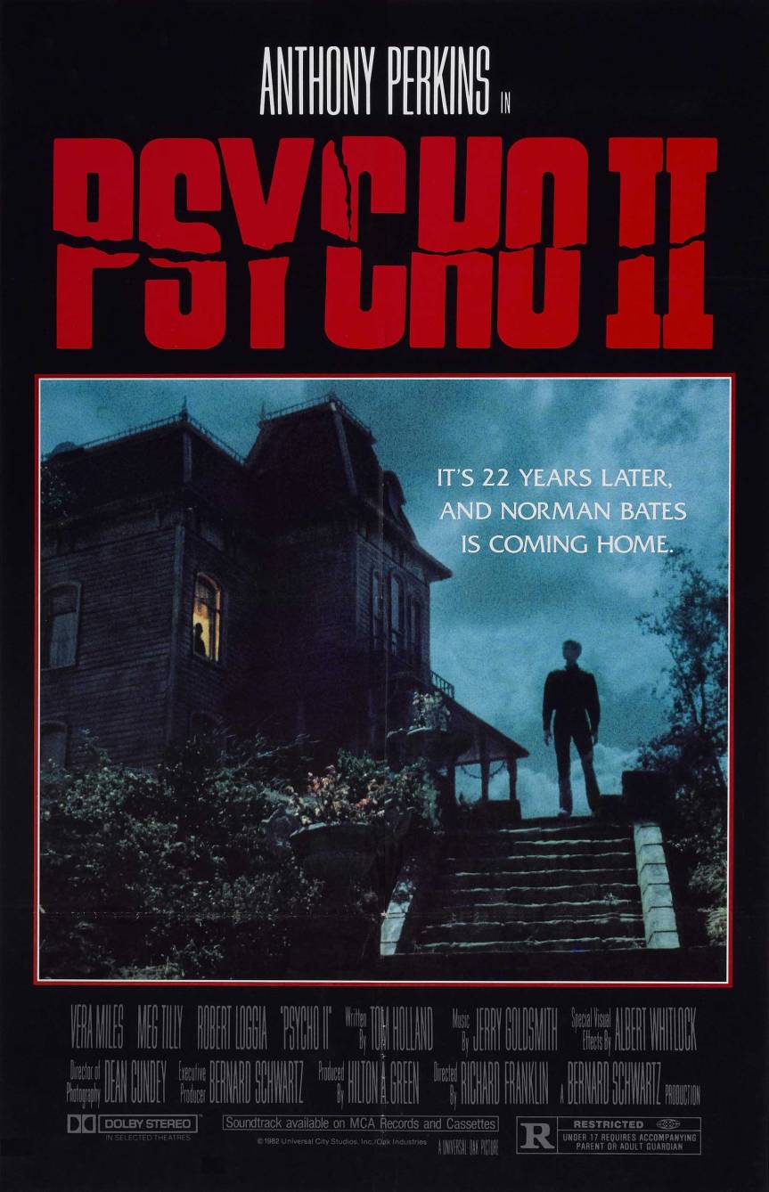 10/16/21 – OCTOBER HORROR MOVIE PICK #16 – Psycho II.
