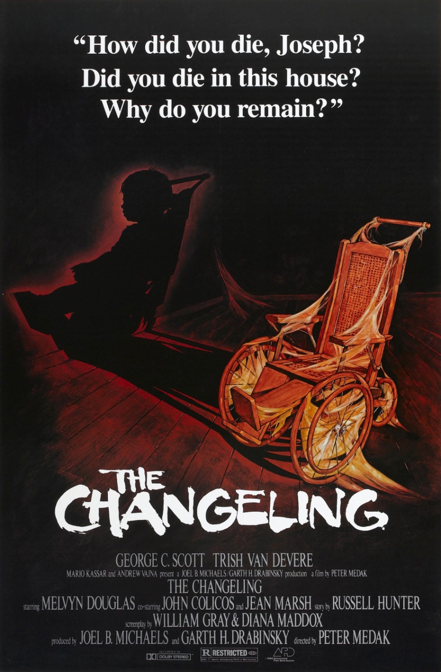 10/31/22 – OCTOBER HORROR MOVIE PICK #31 – The Changeling (1980).