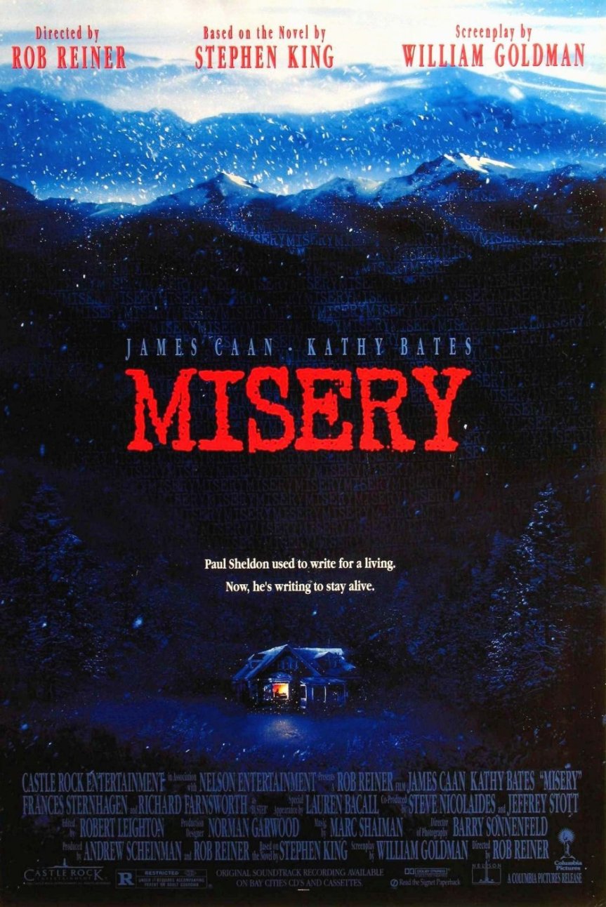 10/27/22 – OCTOBER HORROR MOVIE PICK #27 – Misery (1990).