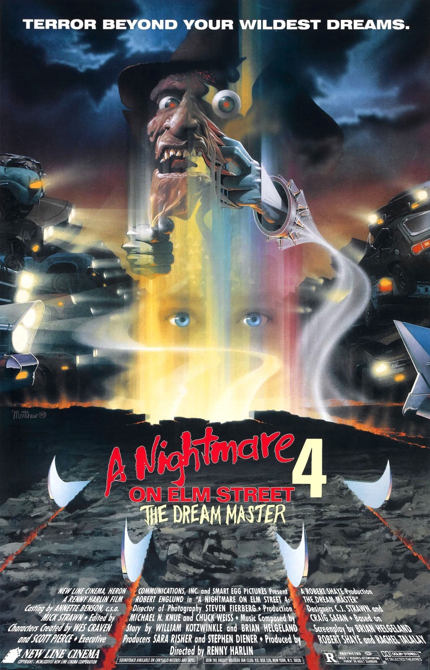 10/22/22 – OCTOBER HORROR MOVIE PICK #22 – Nightmare on Elm Street 4: The Dream Master.