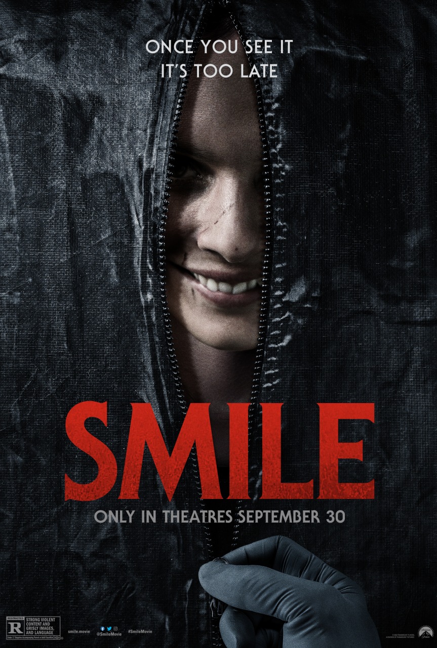 10/30/22 – OCTOBER HORROR MOVIE PICK #30 – Smile (2022).