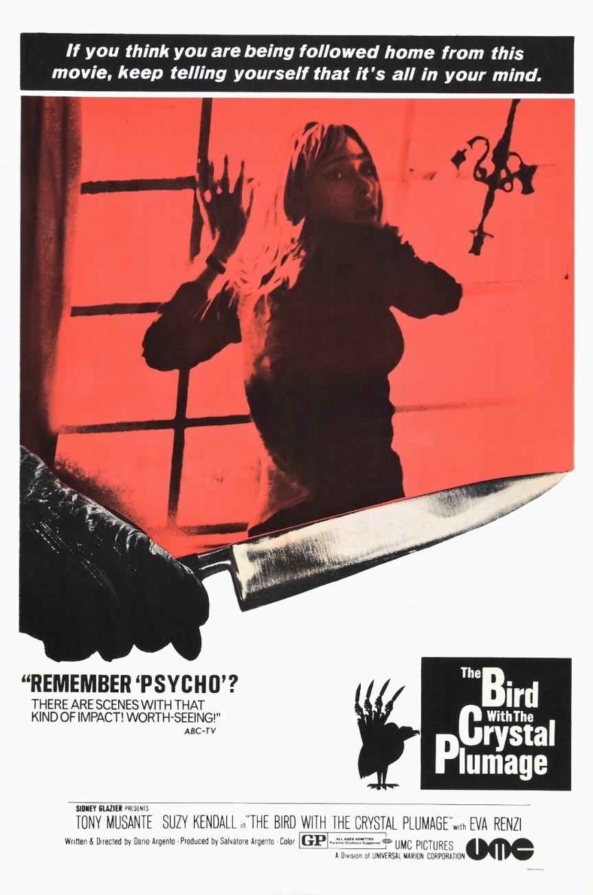 10/8/23 – OCTOBER HORROR MOVIE PICK #8 – The Bird With The Crystal Plumage (1970)