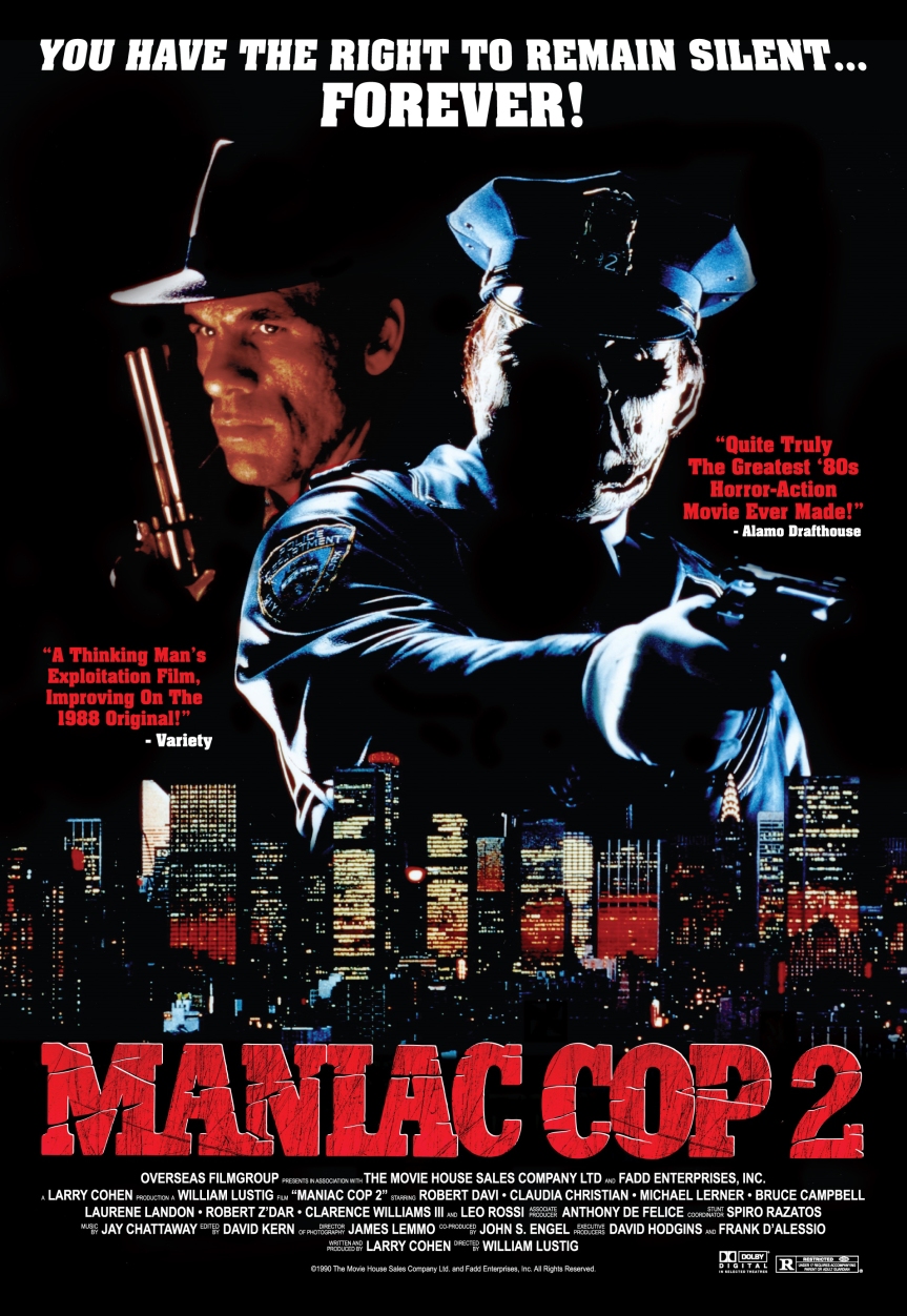 10/10/23 – OCTOBER HORROR MOVIE PICK #10 – Maniac Cop 2 (1990)