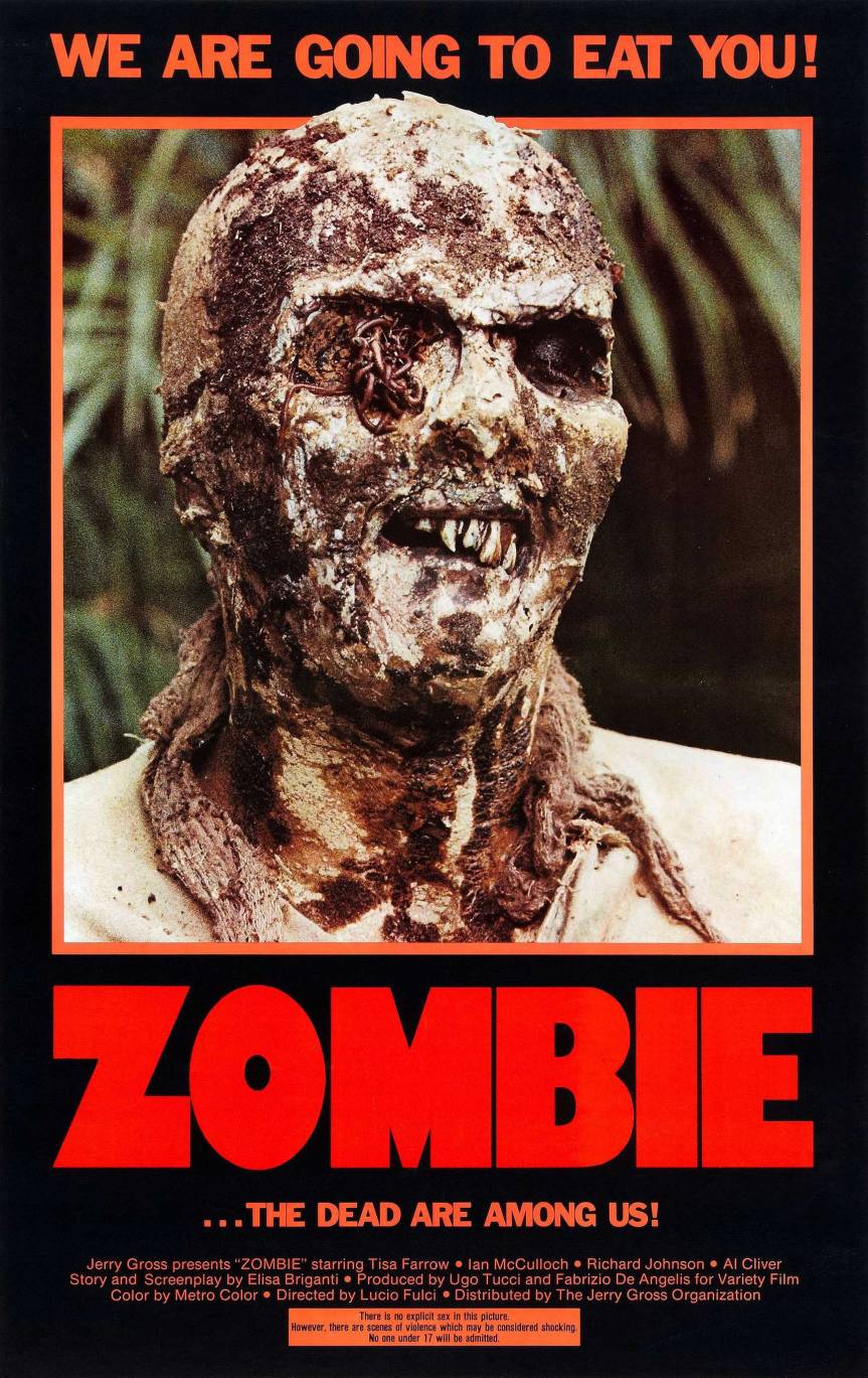 10/31/23 – OCTOBER HORROR MOVIE PICK #31 – Zombie (1979)